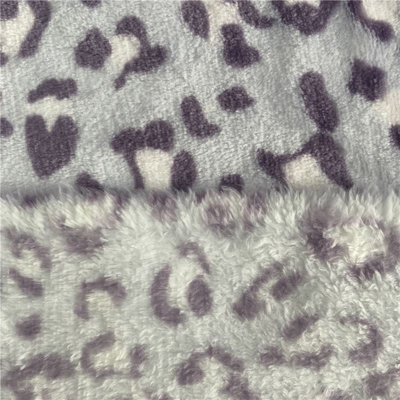 Printed coral fleece for sleep wearing_坿¬
