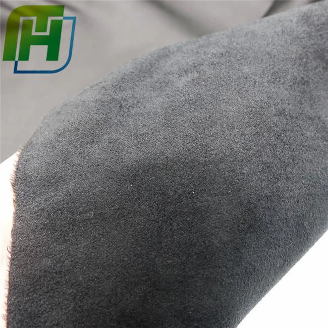 grey suede fabric for hometextile 