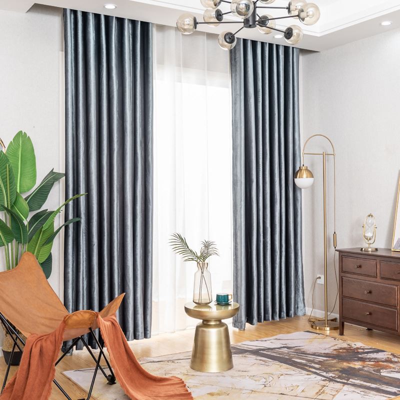 velour fabric for curtain