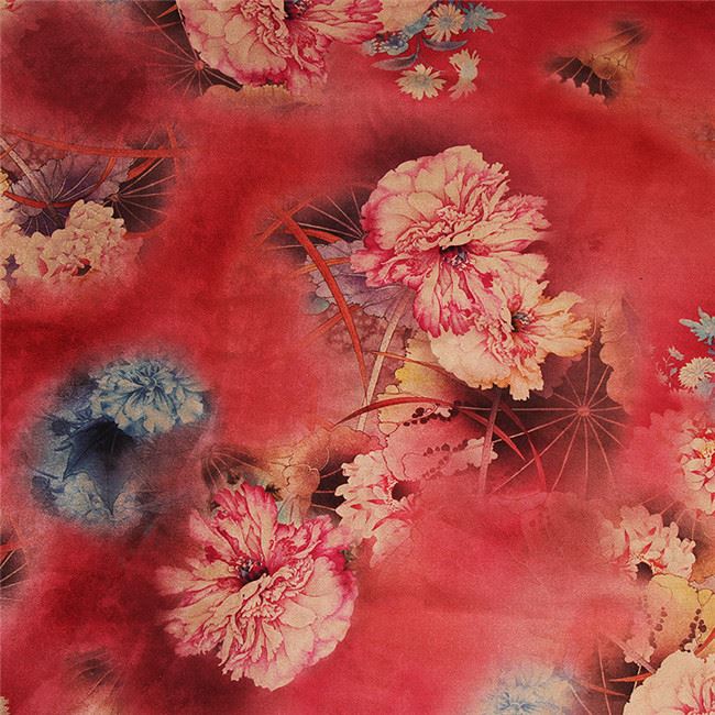 digital print suede fabric