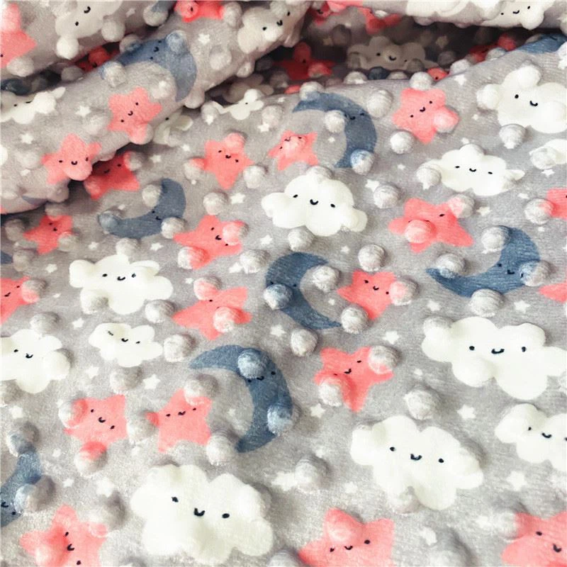 print minky fleece fabric