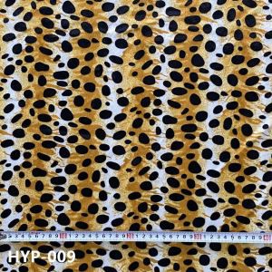 قماش مخمل بطبعة حيوان