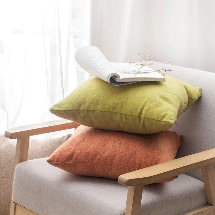 Washed Linen Cushion Cover