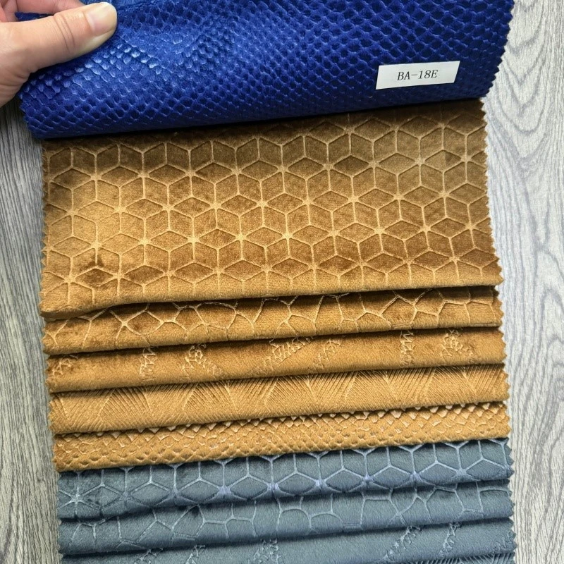 3D embossed velvet fabric 3D embossed velvet fabric